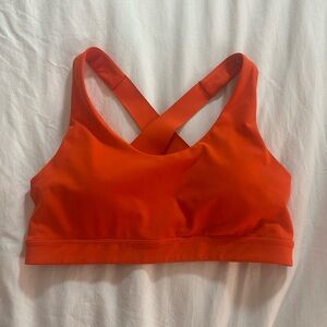 Women's Orange Sports Bra